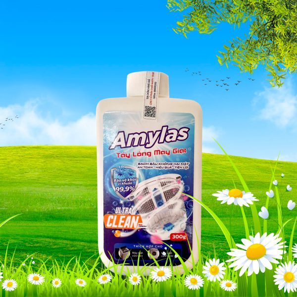 nước tẩy lồng máy giặt amylas
